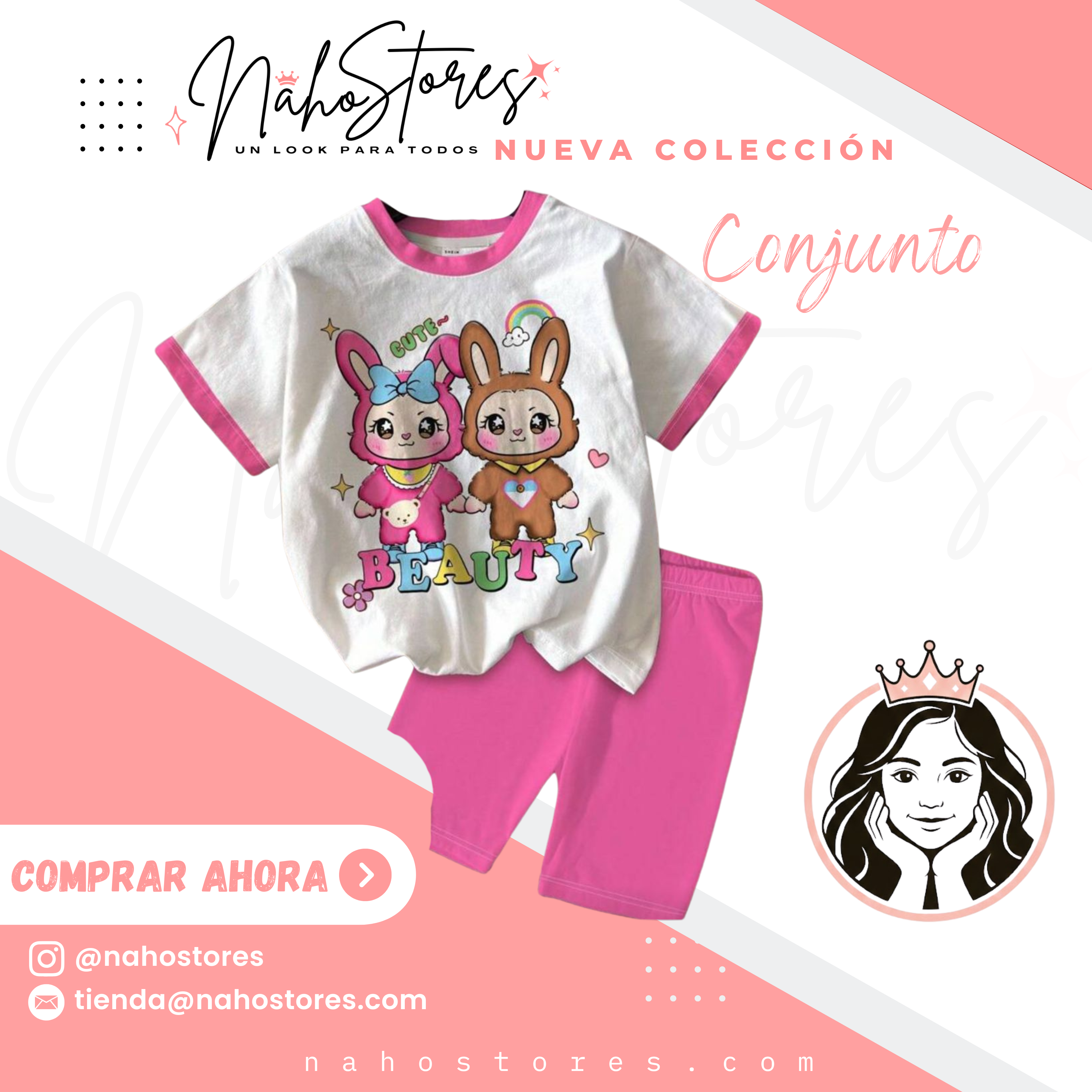 Conjunto Conejitos Beauty