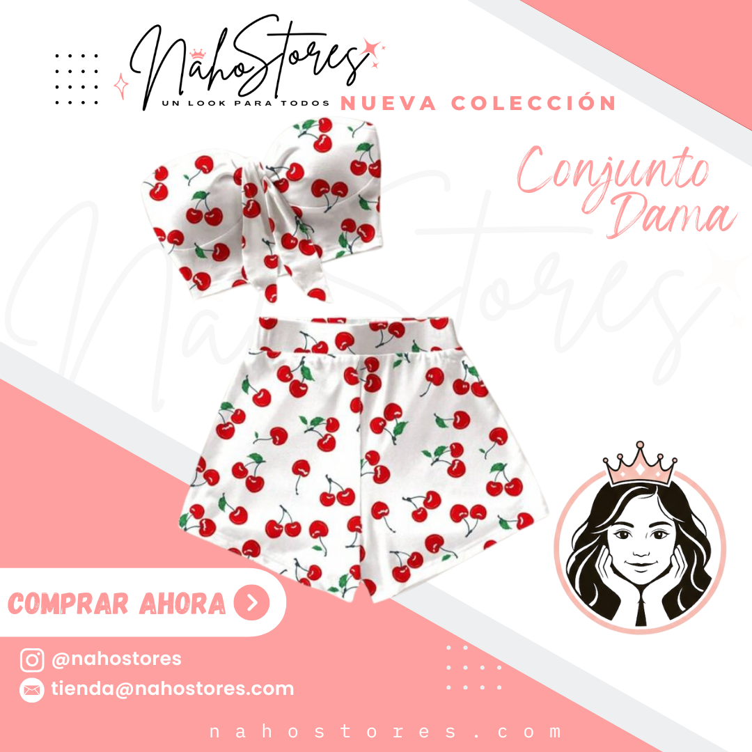 Conjunto Cerezas Dama